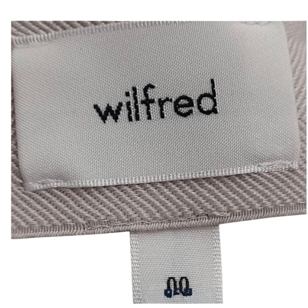 NWT Aritzia Wilfred Ivory Mini Skirt Size 00 High Waist Fully Lined Minimalist - Picture 8 of 8